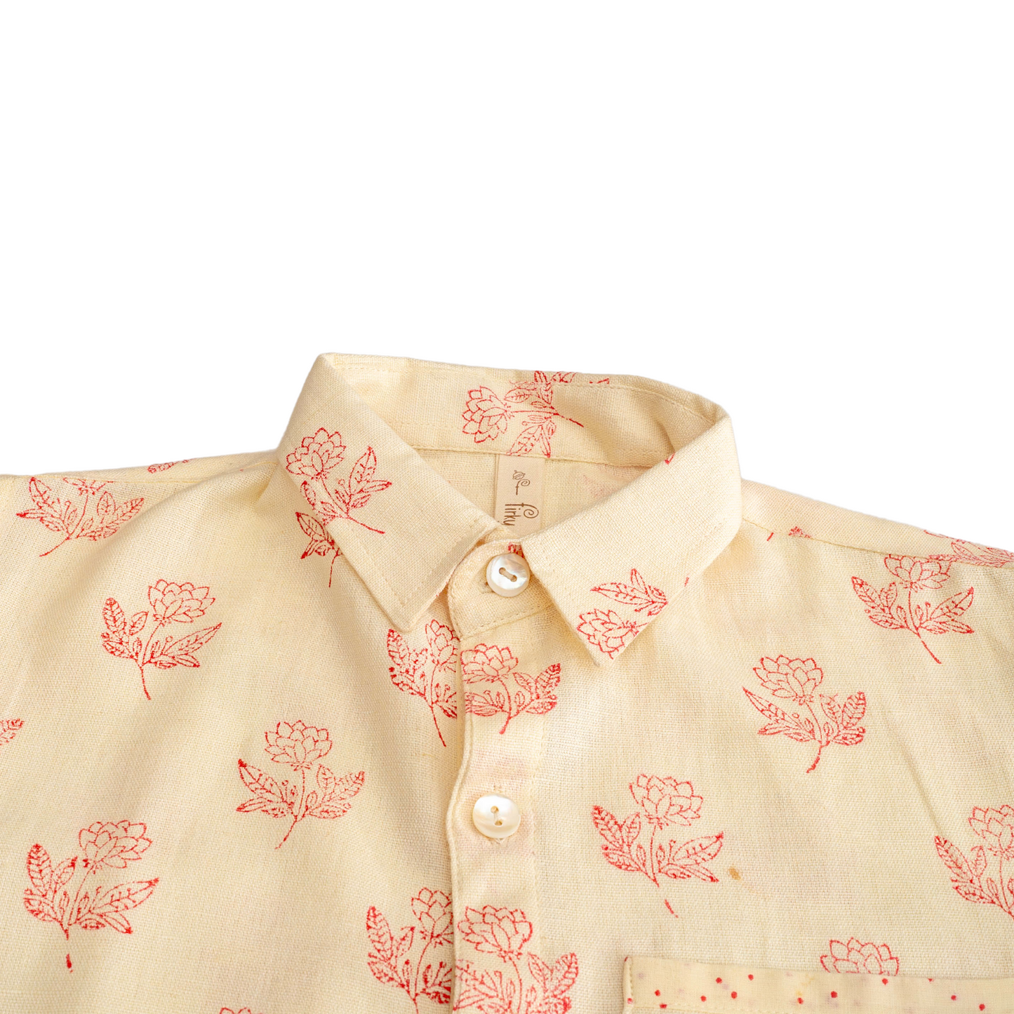 Mogra Booti Collar Shirt