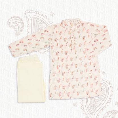 Buta Print Kurta Pajama Set - Firky