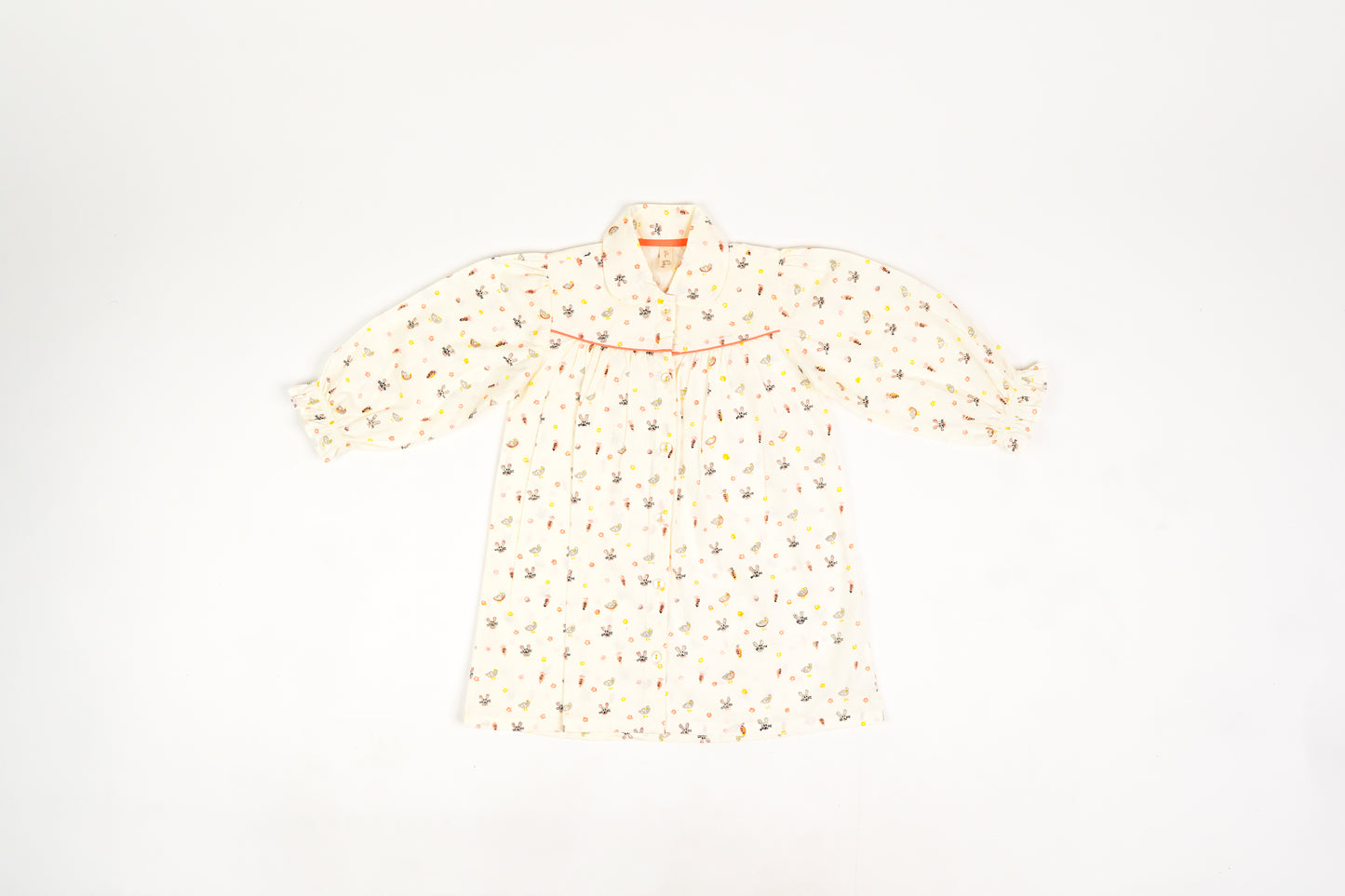 Bunny and Carrot Peter Collar Dress - Firky