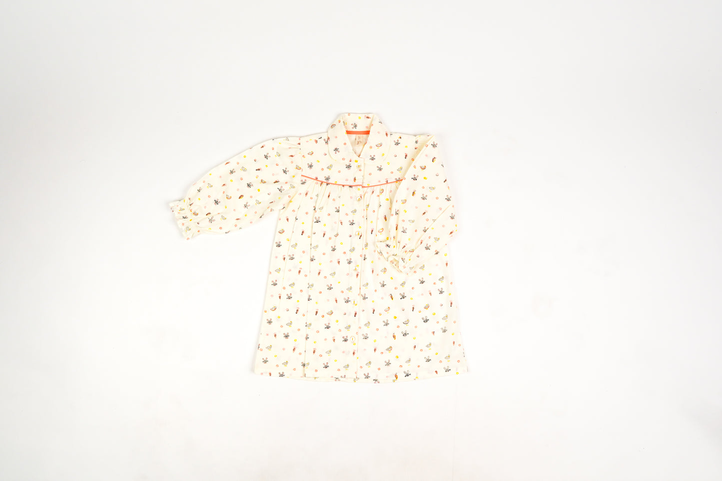 Bunny and Carrot Peter Collar Dress - Firky