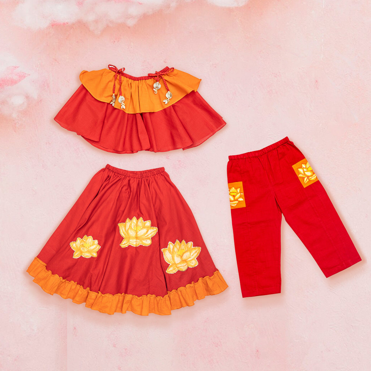 Three Piece Set Dress - Firky