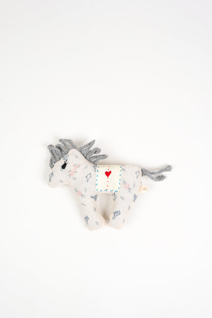 Horse With Saddle Plush Toy