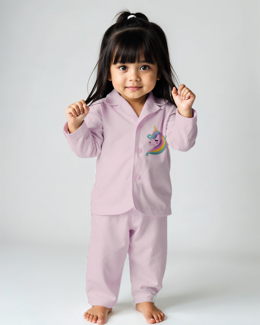 Girls Unicorn Warm Night Suit