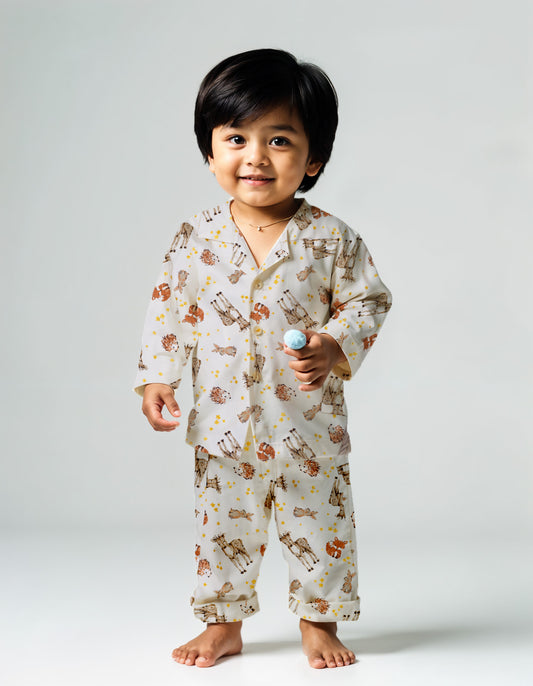 Kids Animal Night Suit